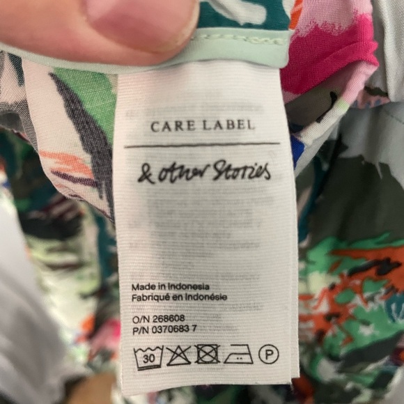 Paris Atelier & Other Stories Green and Orange Shorts size 6 - Picture 4 of 8